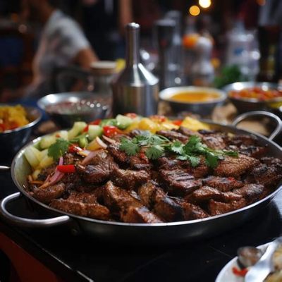  Lhasa Beef: Ein kulinarisches Feuerwerk aus zartesten Rindfleischstückchen und würzigen Sichuan-Pfefferkörnern!